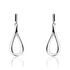 SILA Damen Ohrringe Lang Silber 925 Tropfen