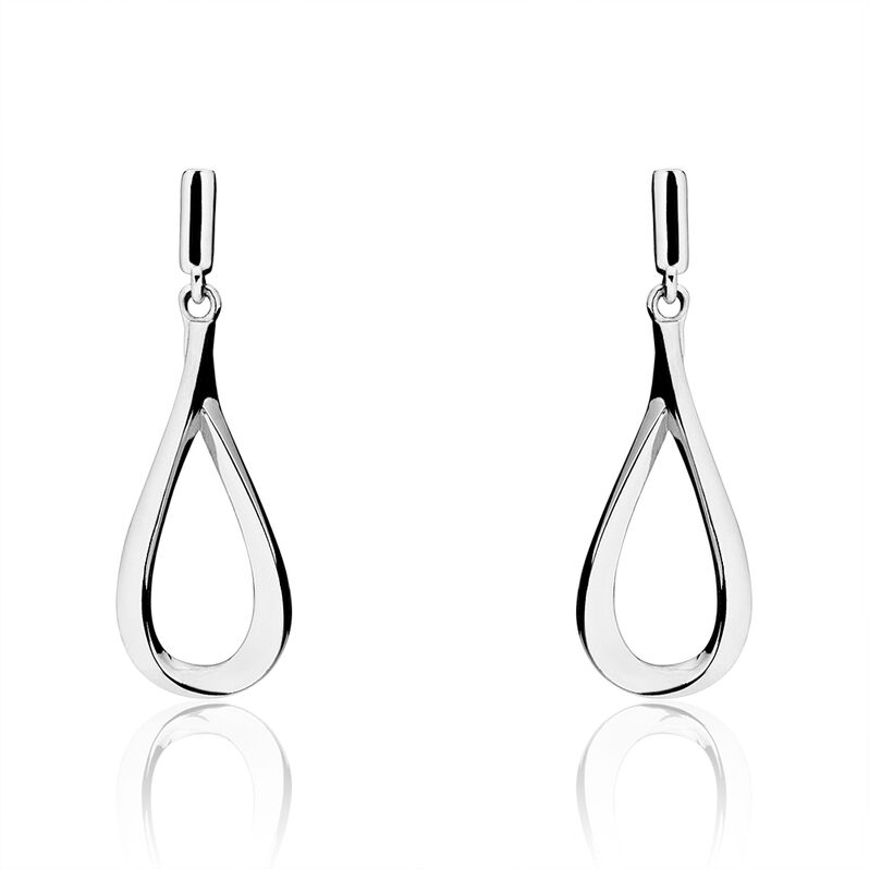 SILA Damen Ohrringe Lang Silber 925 Tropfen - Ohrringe Damen | OROVIVO