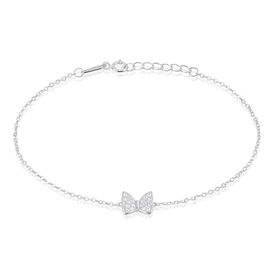 Damen Armband Silber 925 Zirkonia Schmetterling - Armbänder  | OROVIVO