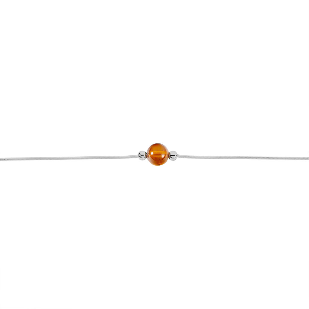 Bracelet Argent Et Ambre  - Spannringe Damen | OROVIVO