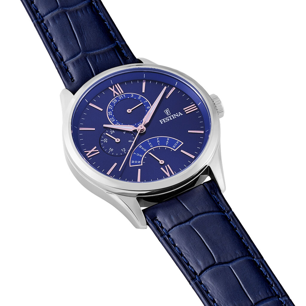 Montre Festina Retro Bleu - Spannringe Herren | OROVIVO