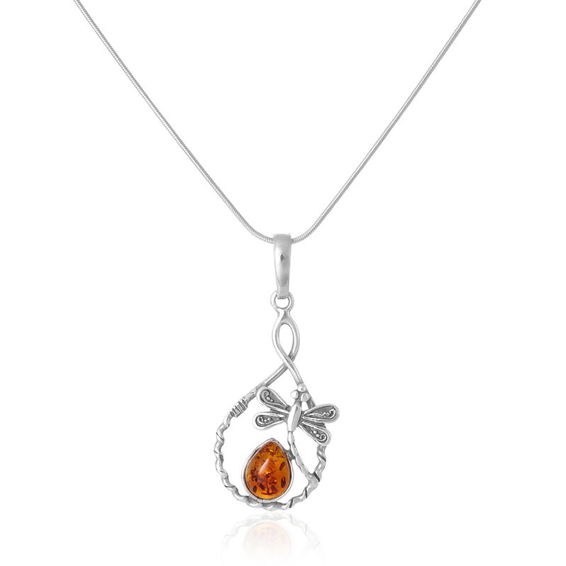 Collier Jihene Argent Blanc Ambre - Spannringe Damen | OROVIVO