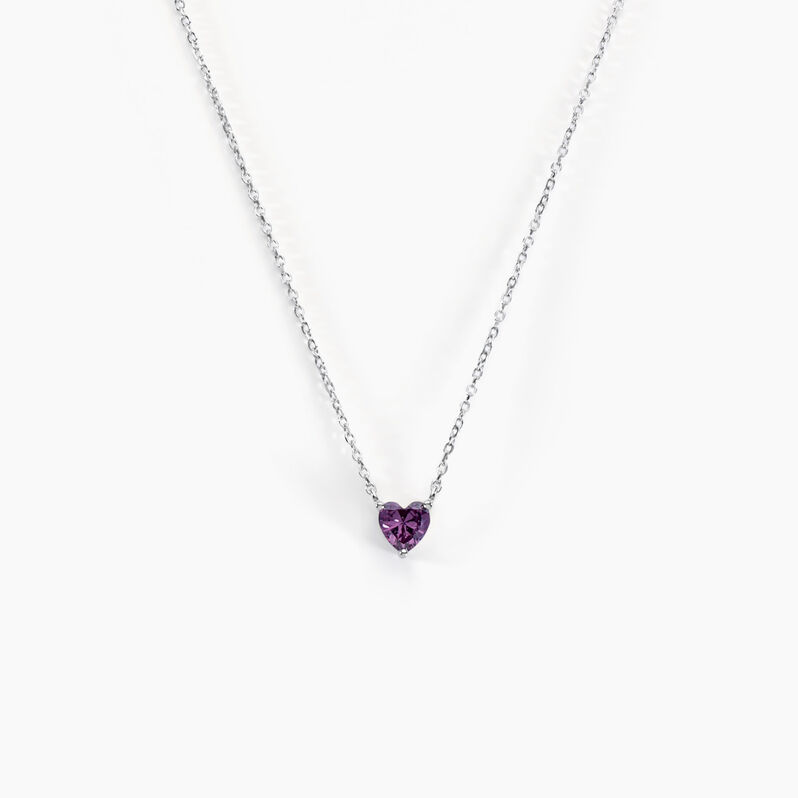 Collier Kelvyn Argent Weiss Oxyde De Zirconium - Spannringe Damen | OROVIVO