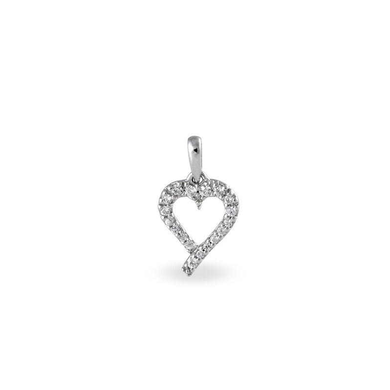 Pendentif Ohiana Argent Blanc Oxyde De Zirconium - Spannringe Damen | OROVIVO