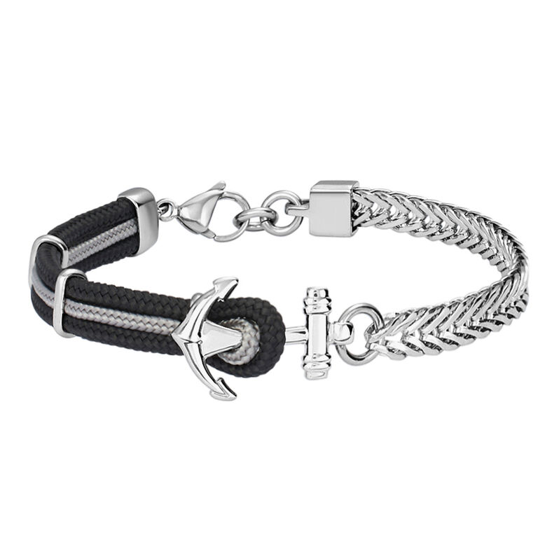 Bracciale Man Code Acciaio - Spannringe Herren | OROVIVO