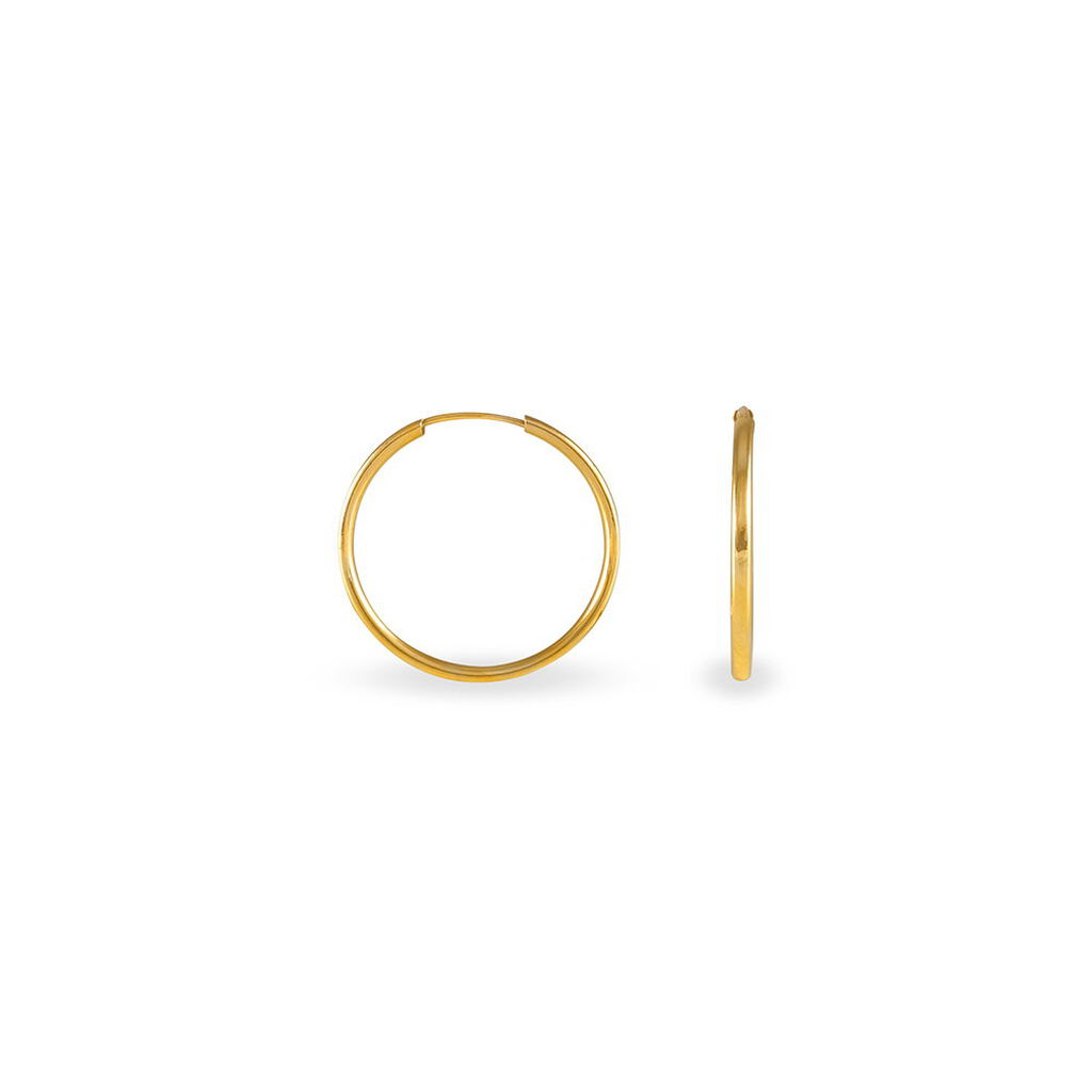 Damen Creolen Gold 375 - Creolen Damen | OROVIVO