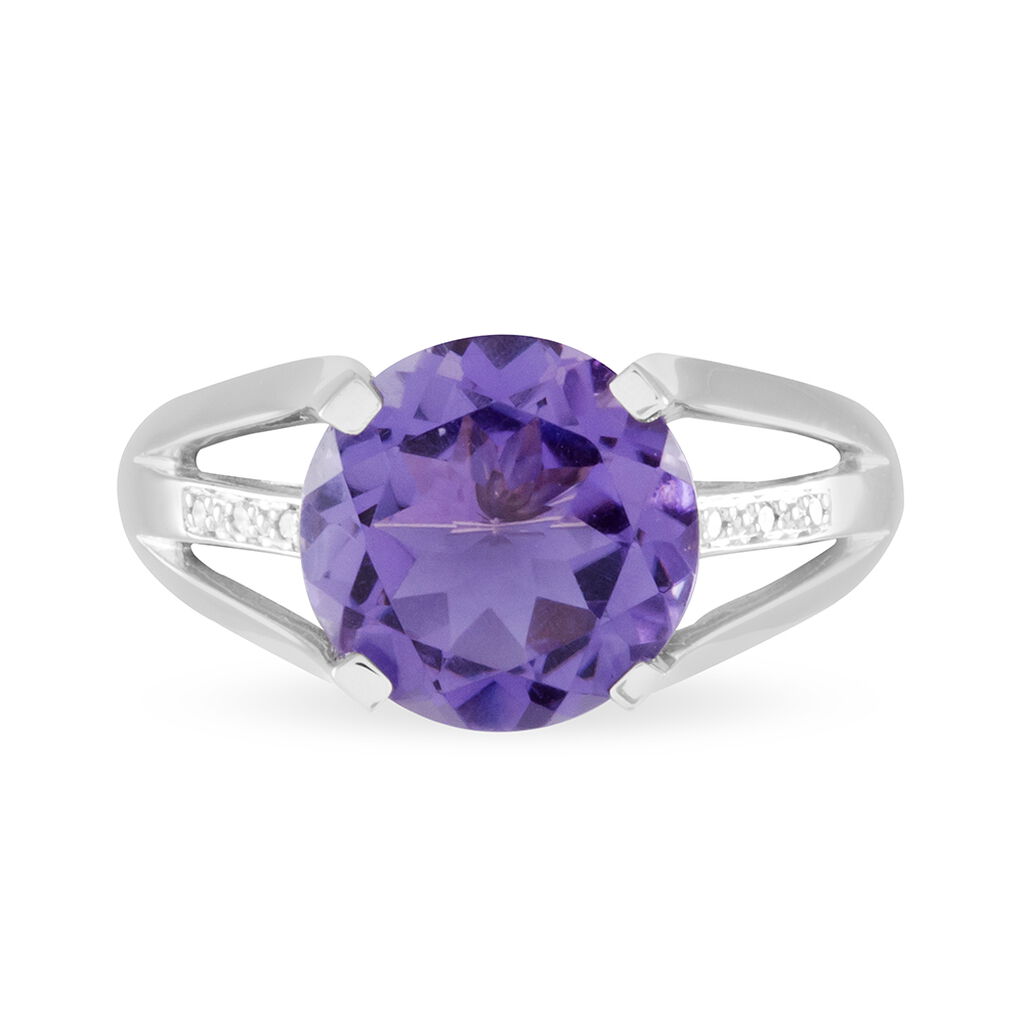 Bague Cecile Or Rose Quartz Et Diamant - Spannringe Damen | OROVIVO