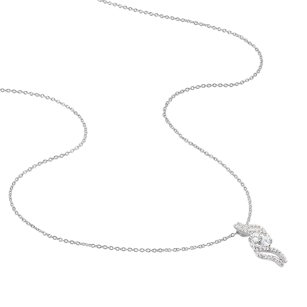 Damen Halskette Silber 925 Zirkonia Massa - Halsketten Damen | OROVIVO
