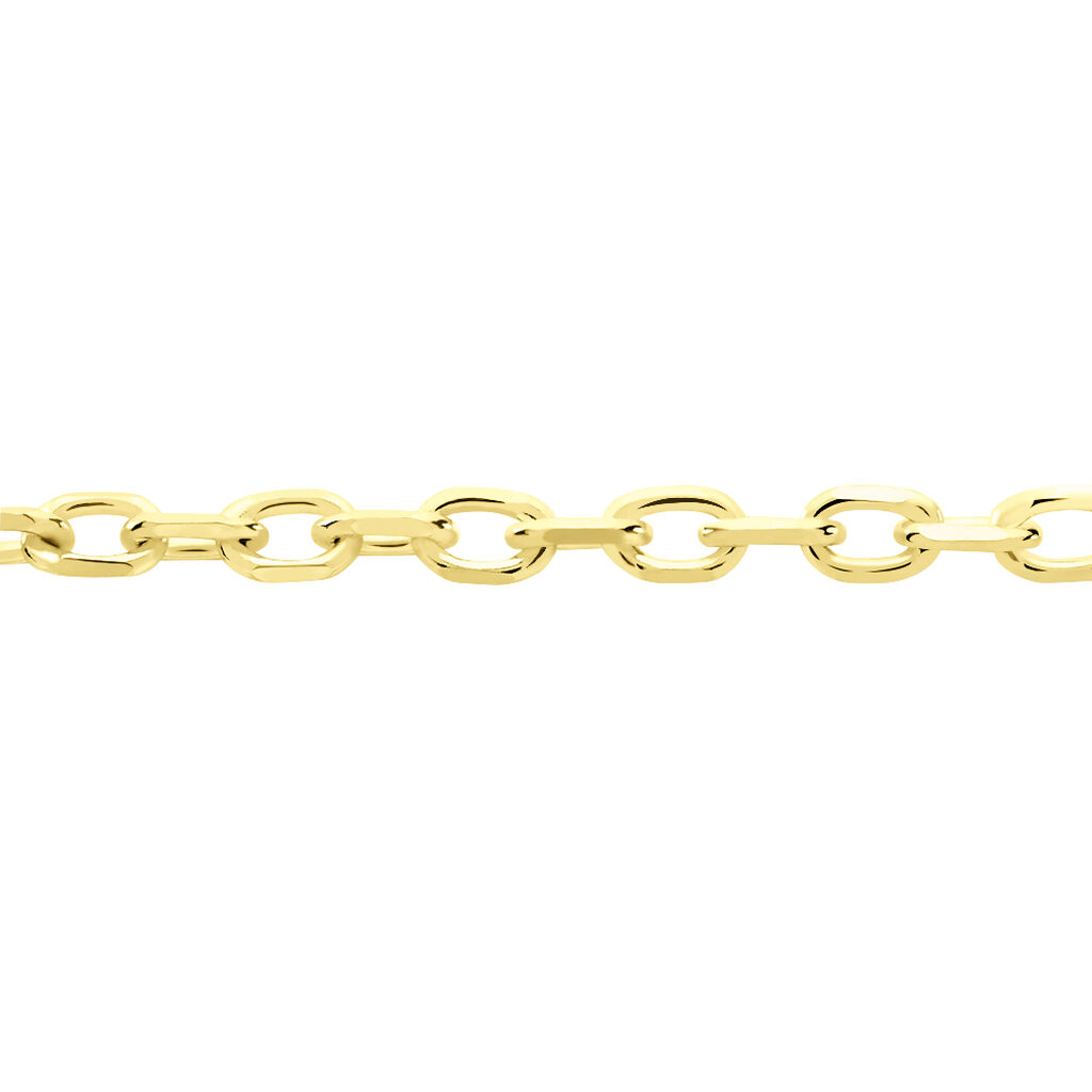 Damen Ankerkette Gold 375 Diamantiert  - Halsketten Damen | OROVIVO