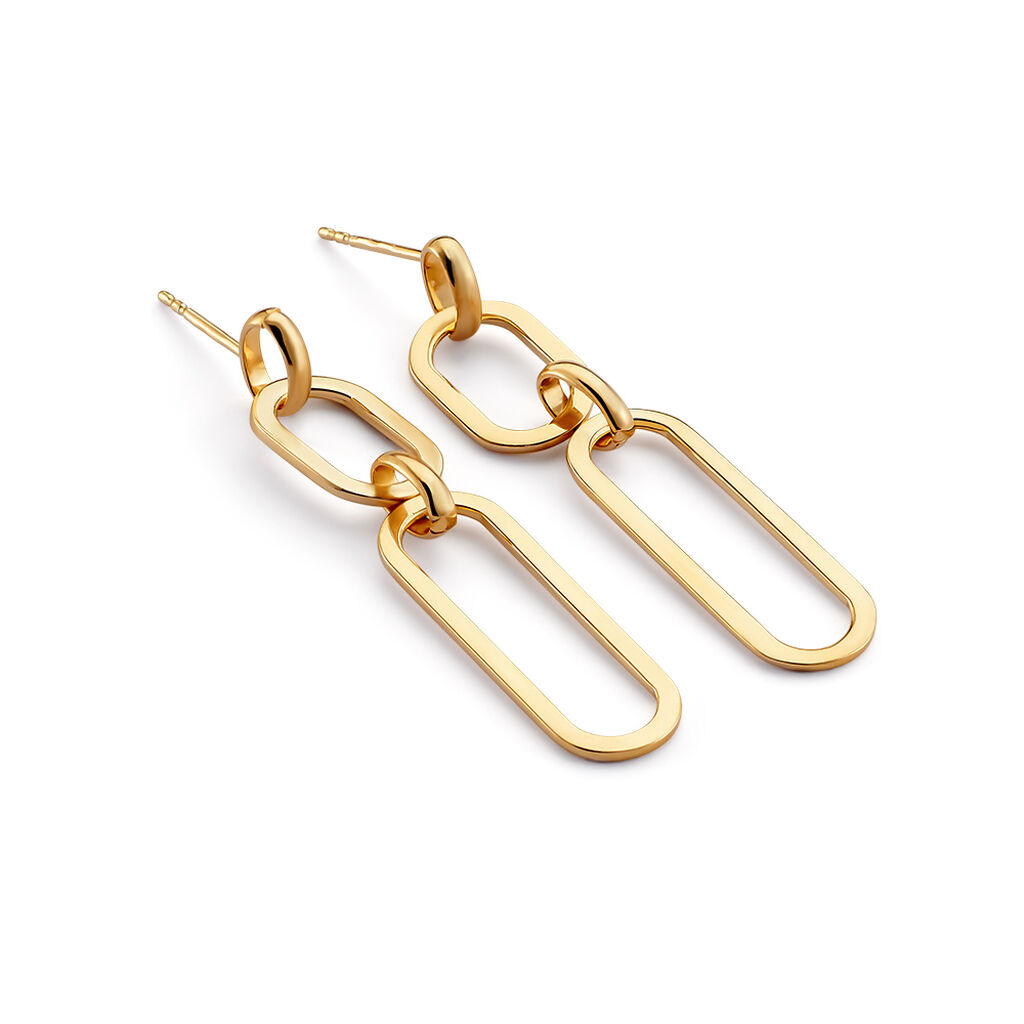 AYLEEN Damen Ohrringe Lang Silber Silber 925 Ball B 9,6 mm