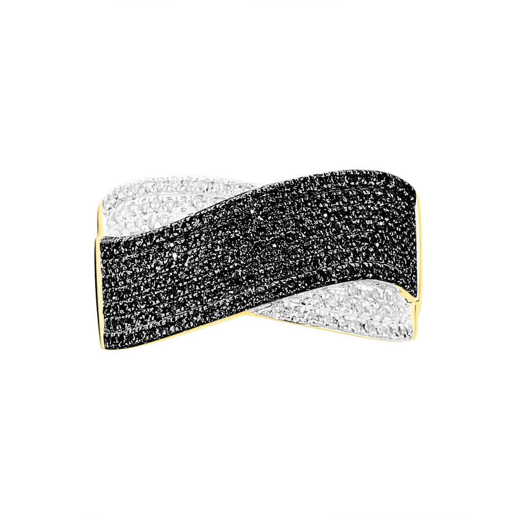 Bague Elyne Or Jaune Diamant - Spannringe Damen | OROVIVO