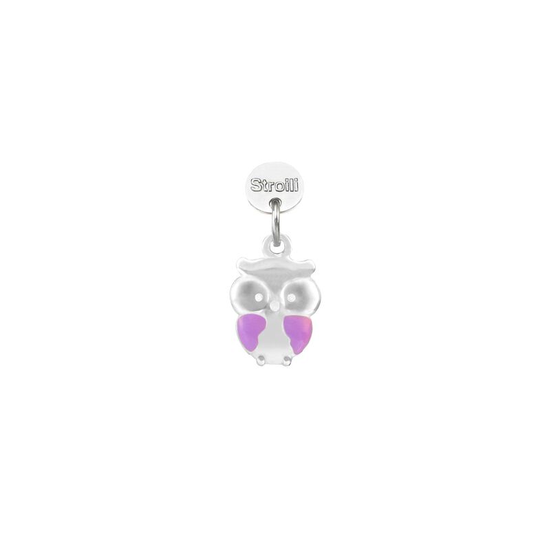 Charm in argento rodiato e smalto - Spannringe Damen | OROVIVO