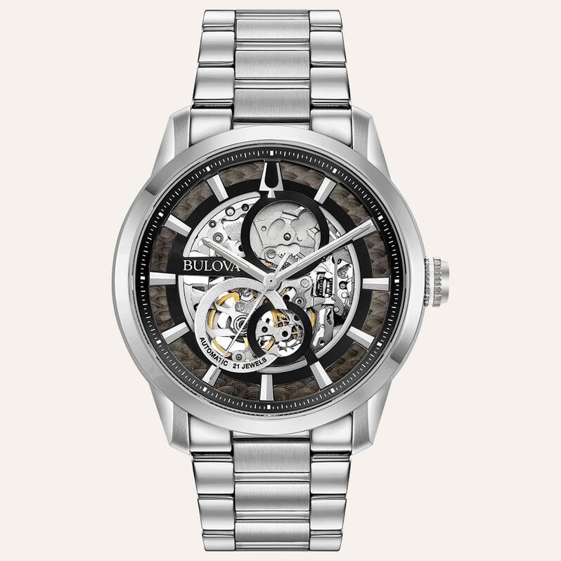 Orologio Meccanico Bulova Sutton 96a208 - Spannringe Herren | OROVIVO