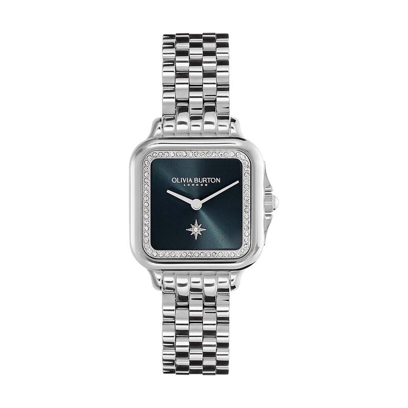 Montre Olivia Burton Grosvenor Bleu - Spannringe Damen | OROVIVO