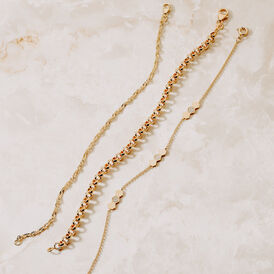 Damenarmband Erbskette Gold 375  - Armketten Damen | OROVIVO
