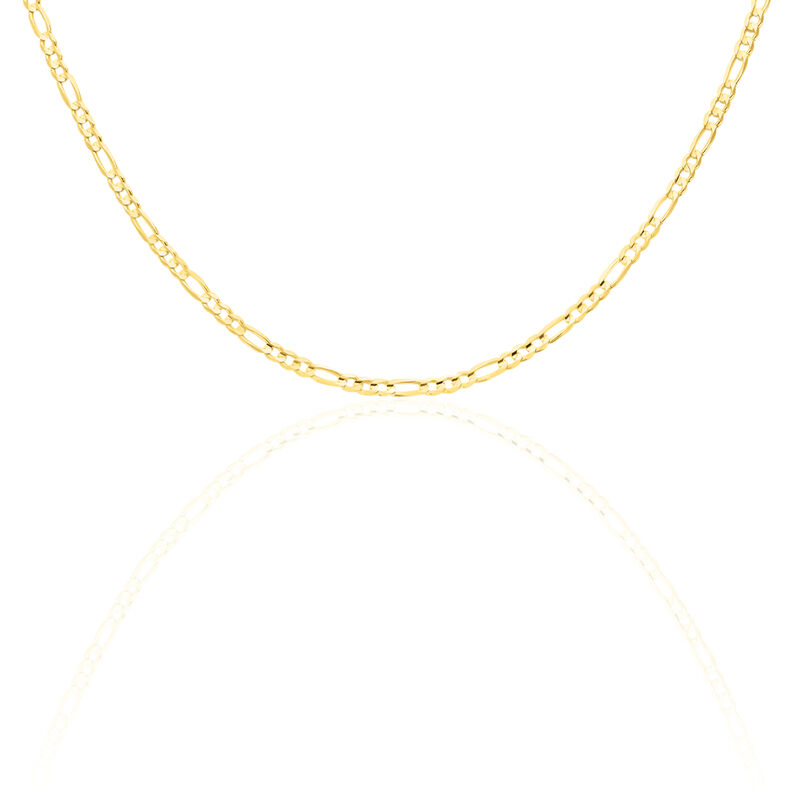 Unisex Figarokette Silber 925 Vergoldet  - Halsketten Unisex | OROVIVO
