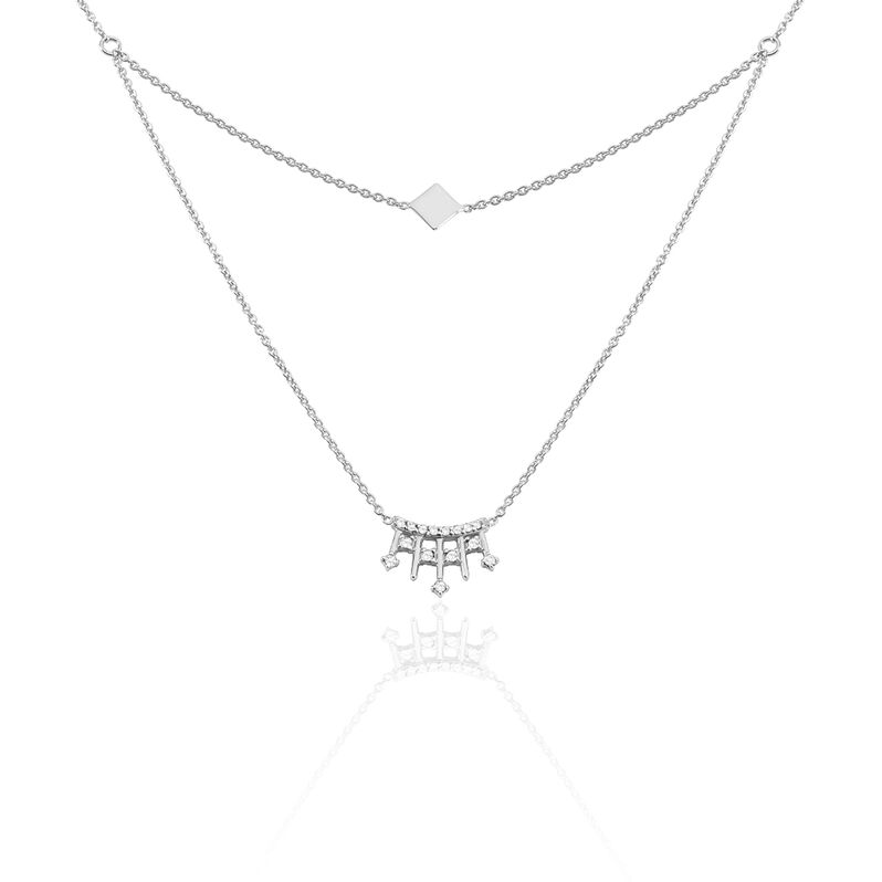 Collier Argent Rhodie Vienna - Spannringe Damen | OROVIVO