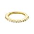 Piercing D'oreille Or Jaune Amaranthe Oxydes De Zirconium