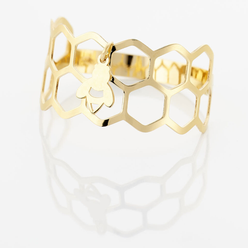 Bague Or Jaune Elinda Ruche - Spannringe Damen | OROVIVO