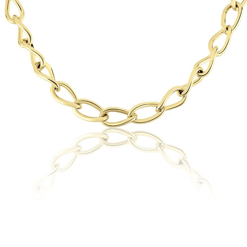 Collier Justinien Acier Doré - Spannringe Damen | OROVIVO