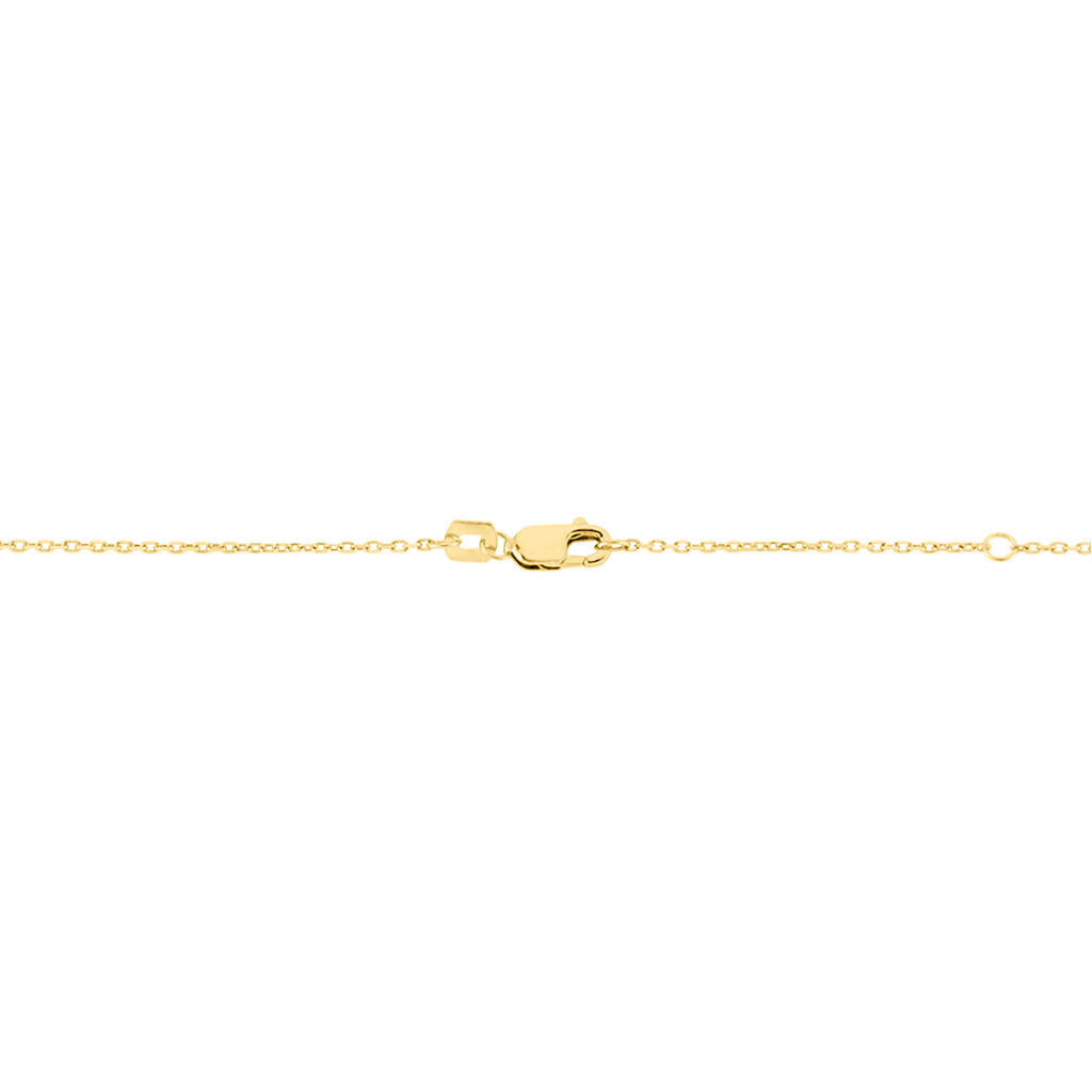 Monopoli Damen Collier Gold 750 (18 Karat) Diamant Wei&szlig; 0,26 ct