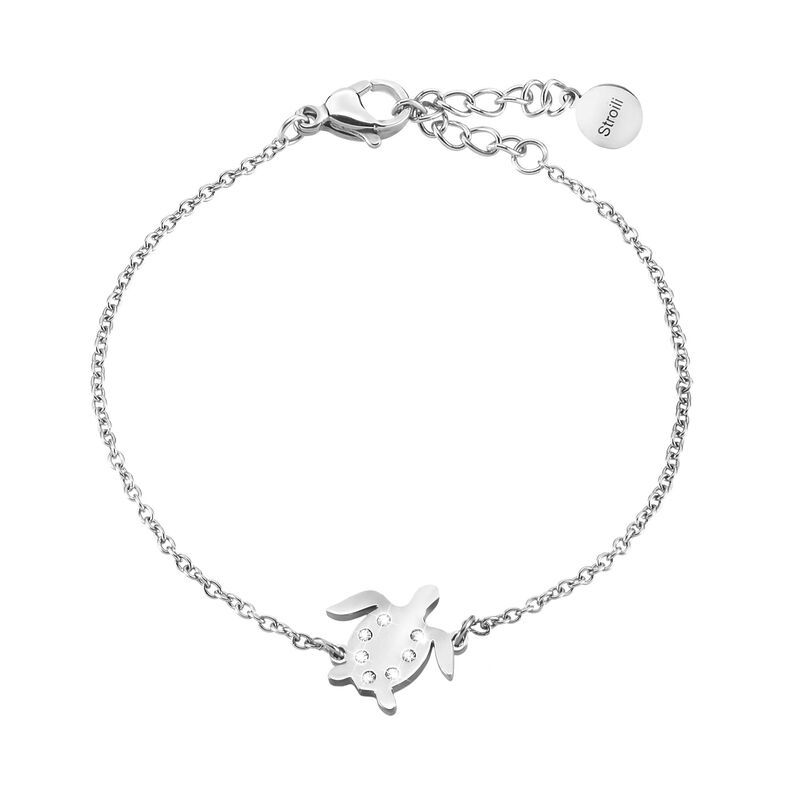 Bracciale tartaruga in acciaio e cristalli - Spannringe Damen | OROVIVO