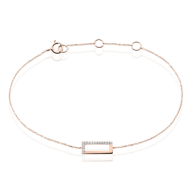 Bracelet Charlie Or Rose Diamant - Spannringe Damen | OROVIVO