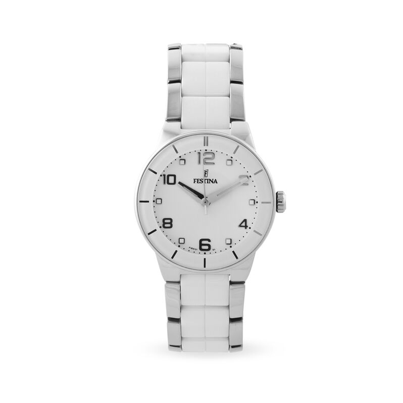 Montre Festina Ceramic Blanc - Spannringe Damen | OROVIVO