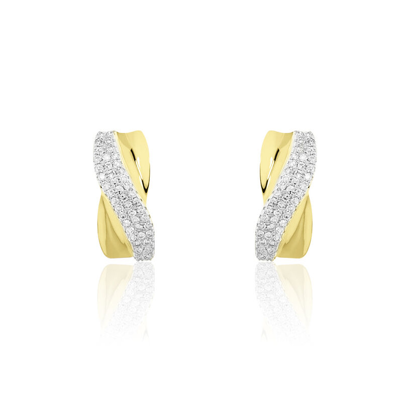Boucles D'oreilles Fanny Or Jaune - Spannringe Damen | OROVIVO