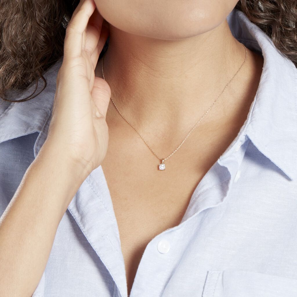 Collier Artemis Or Jaune Diamants - Spannringe Damen | OROVIVO