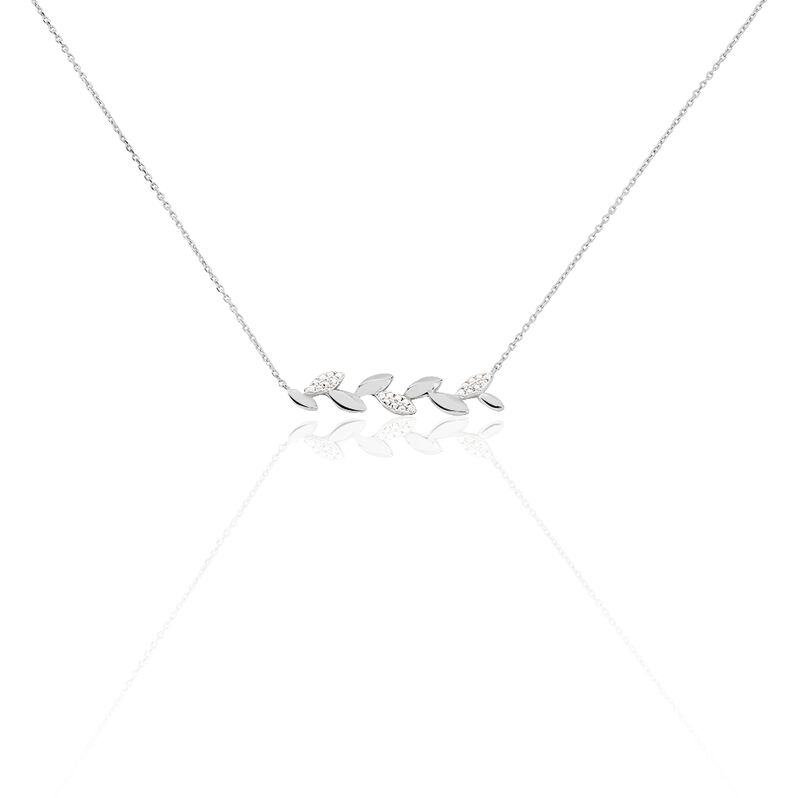 Collier Anthea Or Blanc Diamant - Spannringe Damen | OROVIVO
