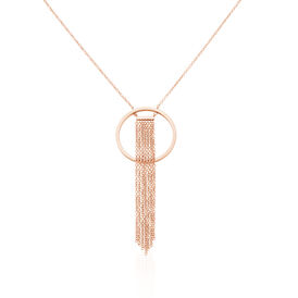 Damen Halskette Edelstahl Rosé Vergoldet - Ketten mit Anhänger Damen | OROVIVO