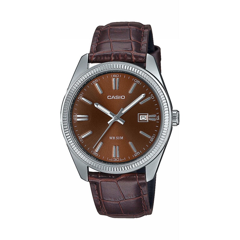 Montre Casio Collection Timeless Marron - Spannringe Herren | OROVIVO
