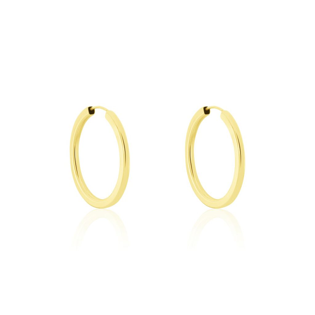 FENIA Damen Creolen Gold 375 (9 Karat)