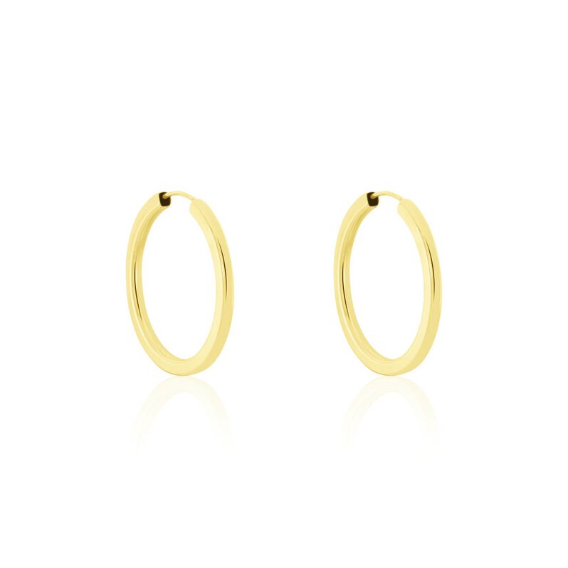 FENIA Damen Creolen Gold 375 (9 Karat) - Creolen Damen | OROVIVO