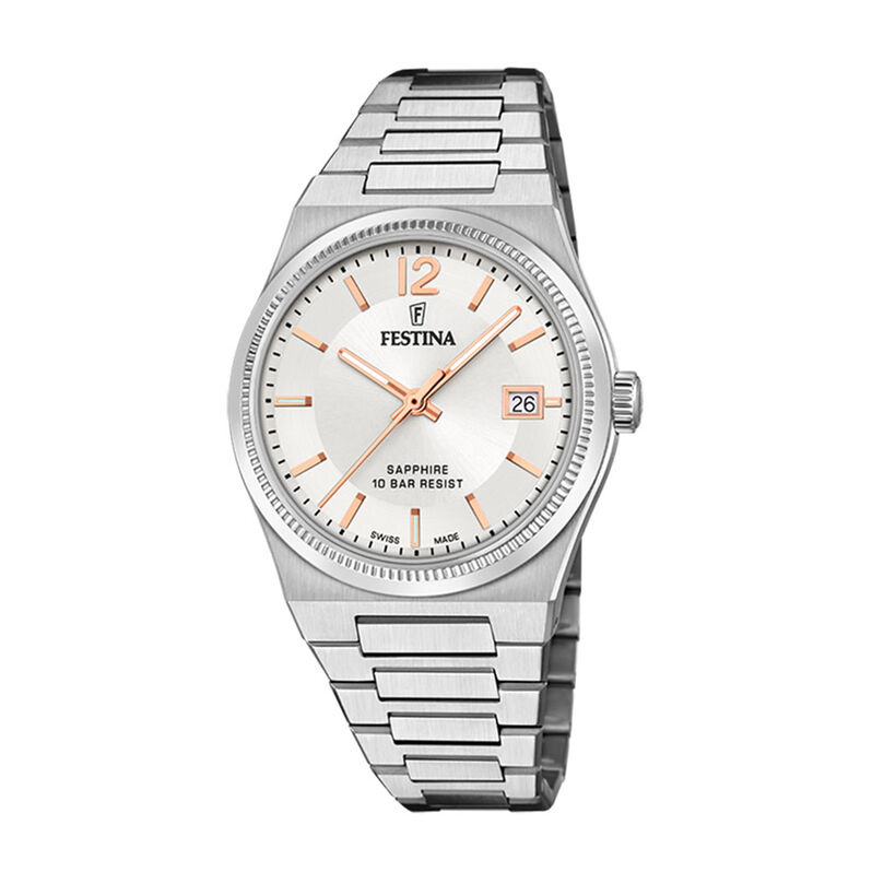 Montre Festina Swiss Made Argenté - Spannringe Damen | OROVIVO
