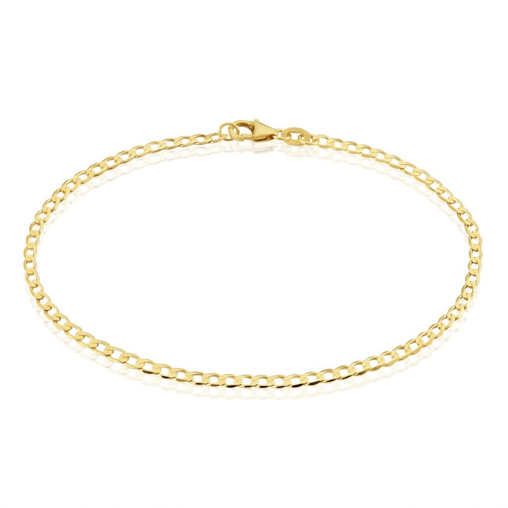 PANZER 8 Unisex Armkette Gold 375 (9 Karat) B 2,6 mm, Armkette ohne Stein