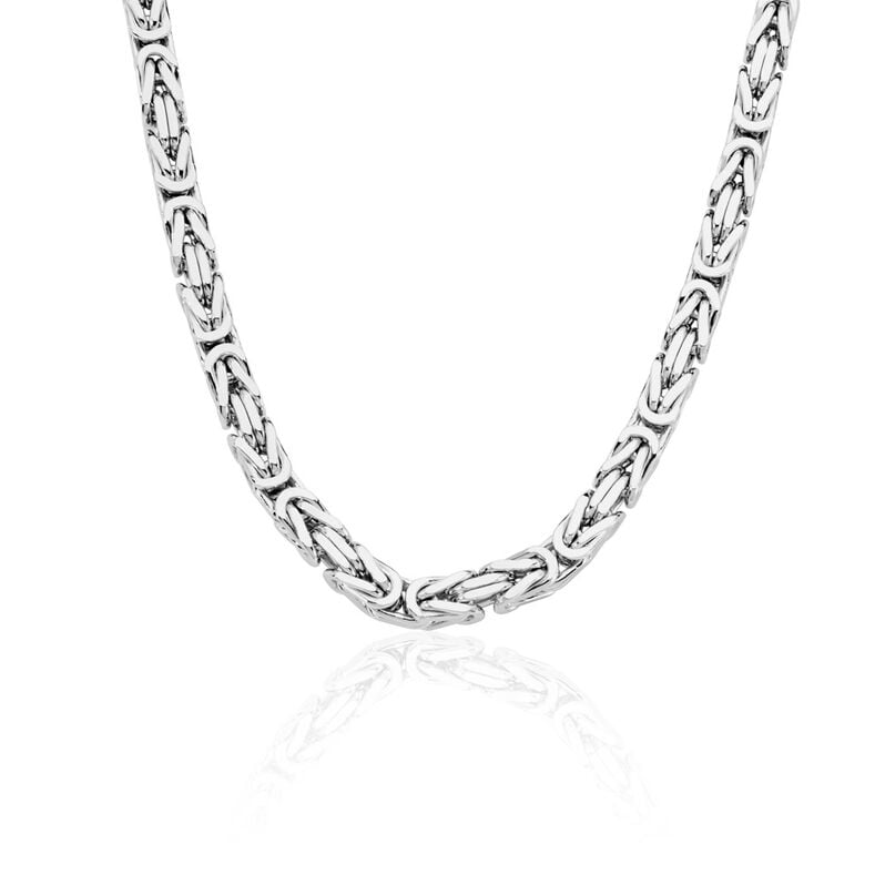 K&Ouml;NIGSKETTE Herren Kette Silber 925 B 5 mm - K&ouml;nigsketten Herren | OROVIVO