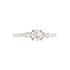 MALLORY Damen Ring Silber 925 Zirkonia Wei&szlig; 0,18 ct