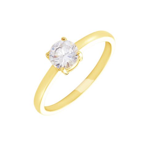 Damen Ring Silber vergoldet 925 Zirkonia   Rumyana  2,00mm  - Verlobungsringe Damen | OROVIVO