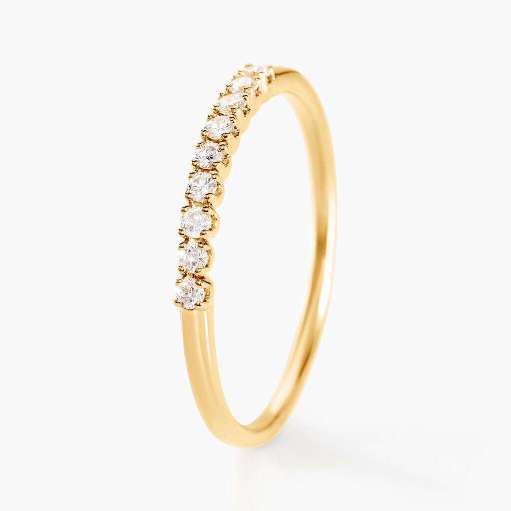Alliance Hera Or Jaune Diamant - Spannringe Damen | OROVIVO
