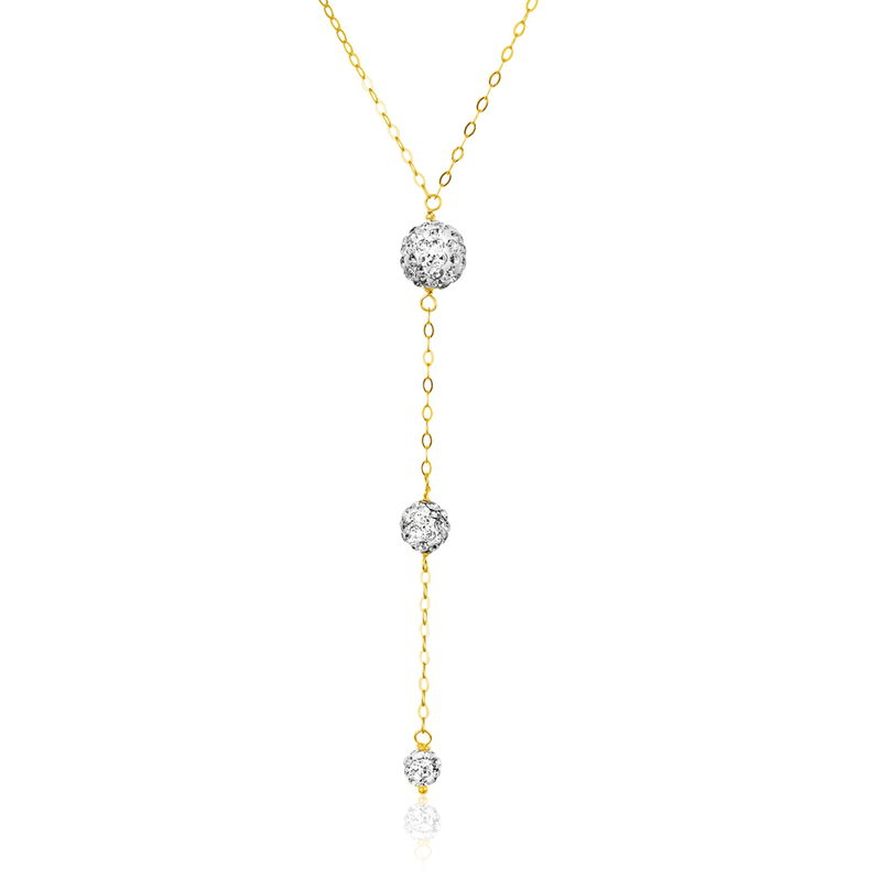 Collier Hyna Or Jaune Strass - Spannringe Damen | OROVIVO