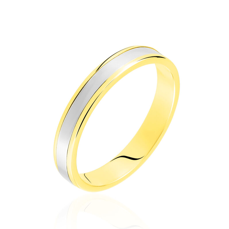 Alliance Hevan Ruban Or Bicolore - Spannringe Unisex | OROVIVO