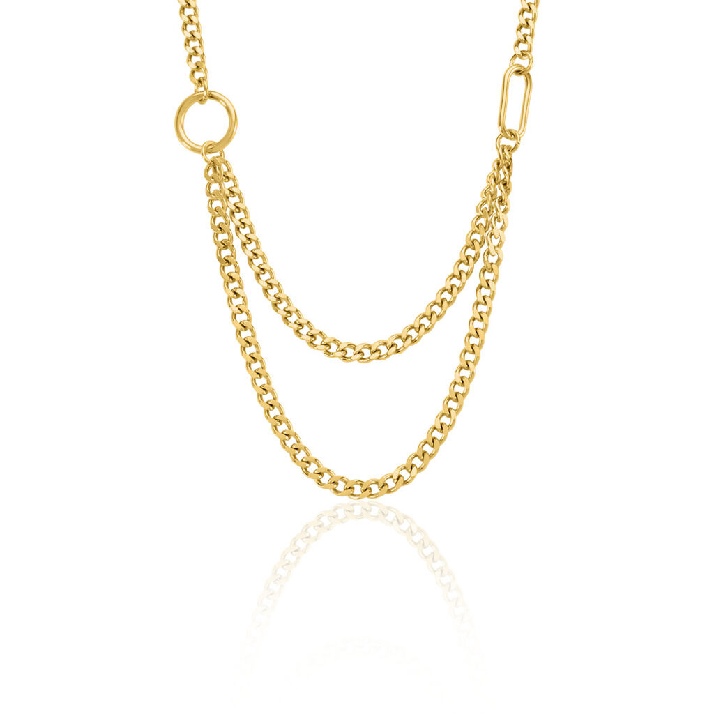 BRITTA Damen Collier Edelstahl vergoldet