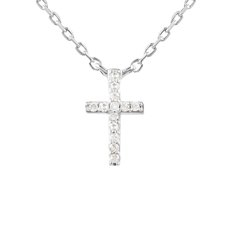 Collana Sophia Oro Bianco Diamante - Spannringe Damen | OROVIVO