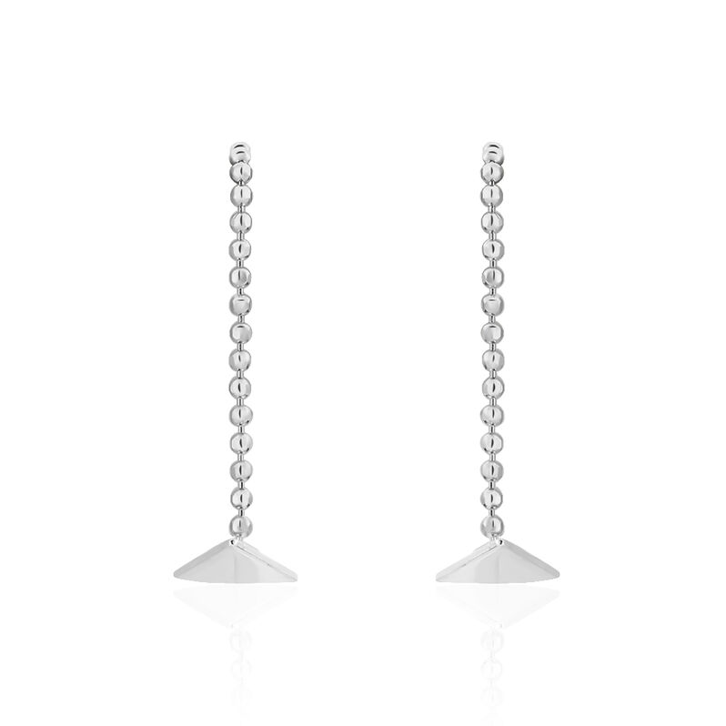Boucles D'oreilles Argent Rhodie Edlyne - Spannringe Damen | OROVIVO