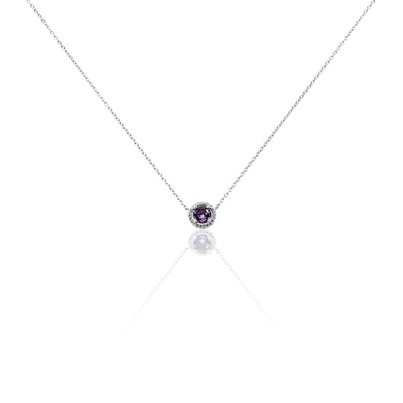 Collier Eppie Argent Weiss Oxyde De Zirconium - Spannringe Damen | OROVIVO