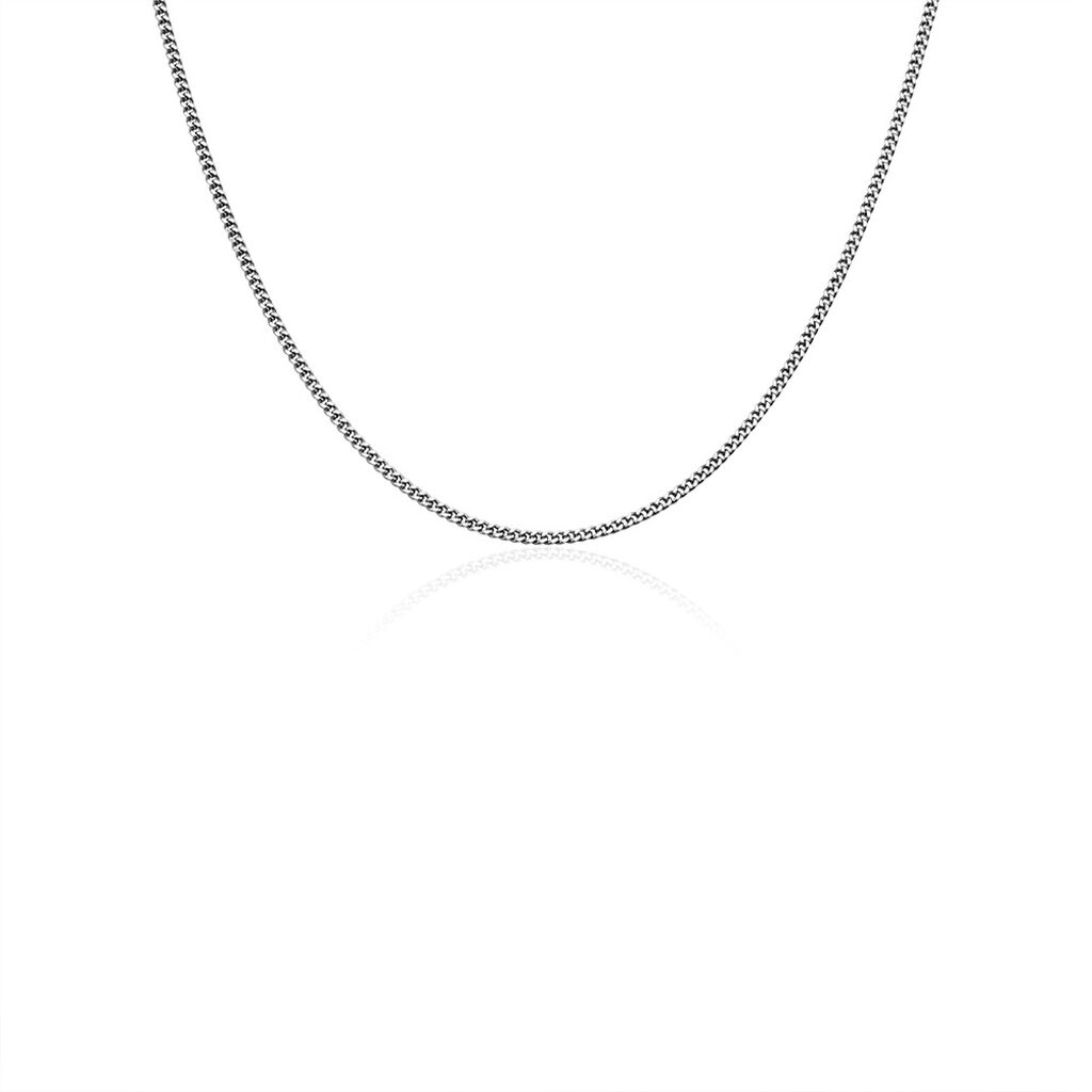 PANZER S Unisex Kette Silber Silber 925 B 2,4 mm