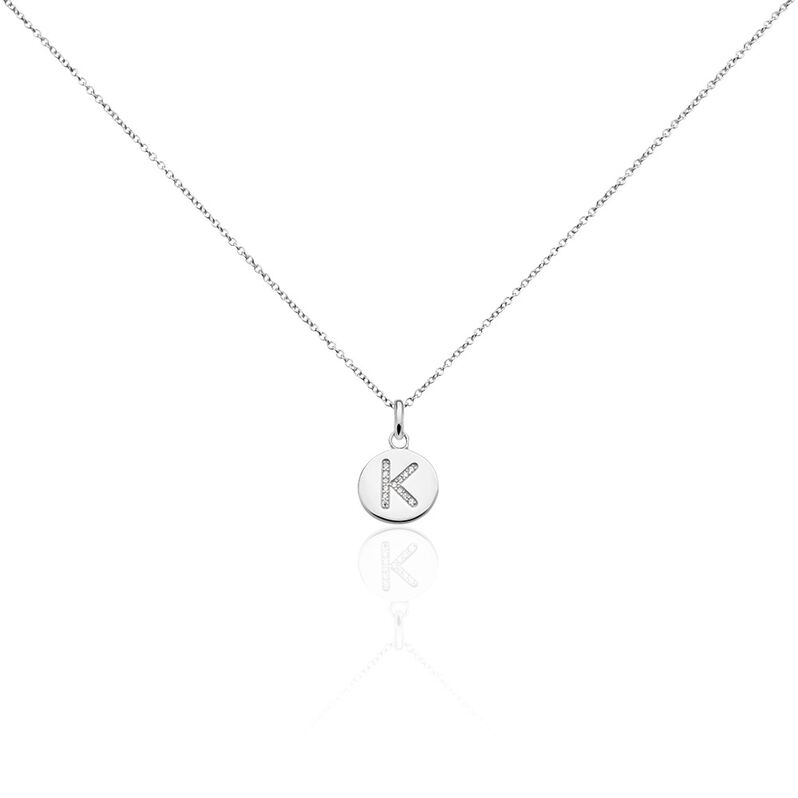 Collier Argent Rhodié Eugenien Oxydes De Zirconium - Spannringe Damen | OROVIVO