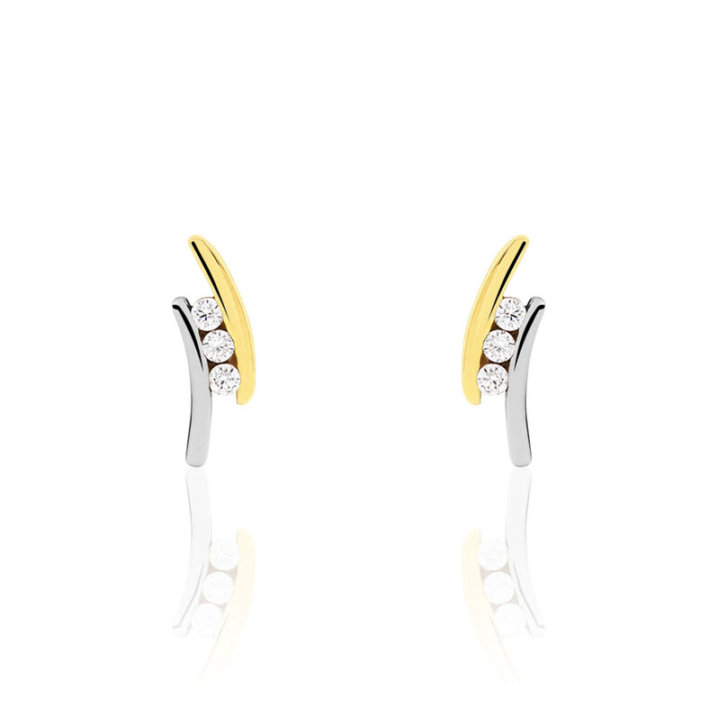 Boucles D'oreilles Or Et Oxyde - Spannringe Damen | OROVIVO